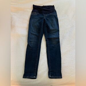 GAP Women's Maternity Deep IndigoStraight Leg Jeans